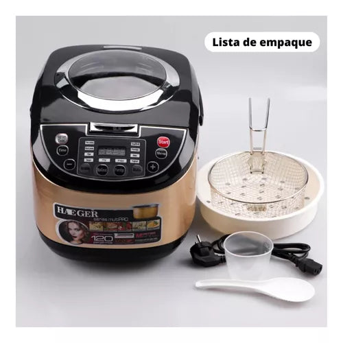 COCINA INTELIGENTE™  Olla Arrocera 5 lts Multifuncional Todo En 1 RAF