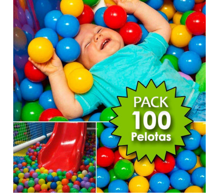 Pack 100 Pelotas Plásticas Para Piscina™